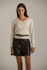 חגורת עור בעיצוב מנוחש | קנת קול