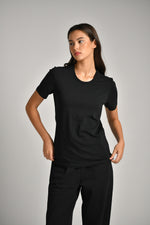 טישירט בייסיק צווארון עגול