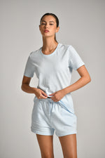 טישירט בייסיק צווארון עגול