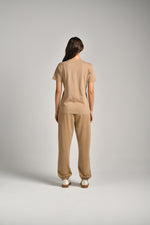 מכנסי טרנינג ארוכים עם גומי