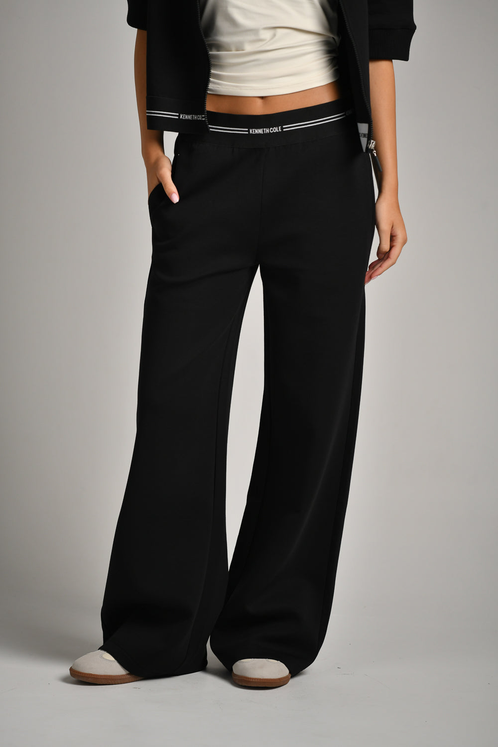 מכנסיים ארוכים עם גומי 