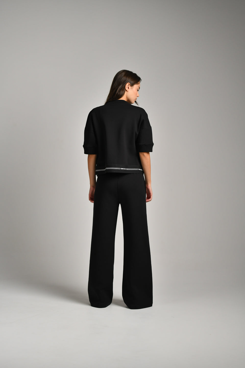 מכנסיים ארוכים עם גומי 