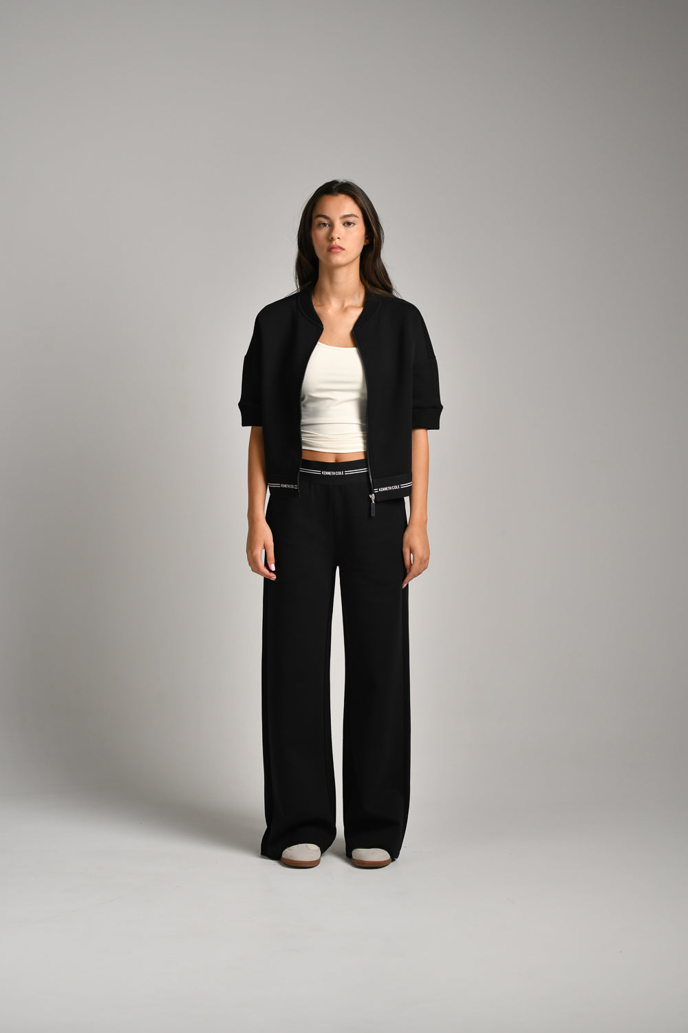 מכנסיים ארוכים עם גומי 