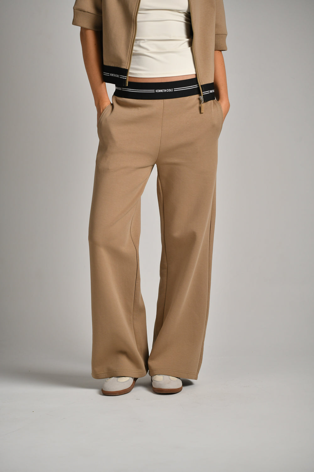 מכנסיים ארוכים עם גומי 