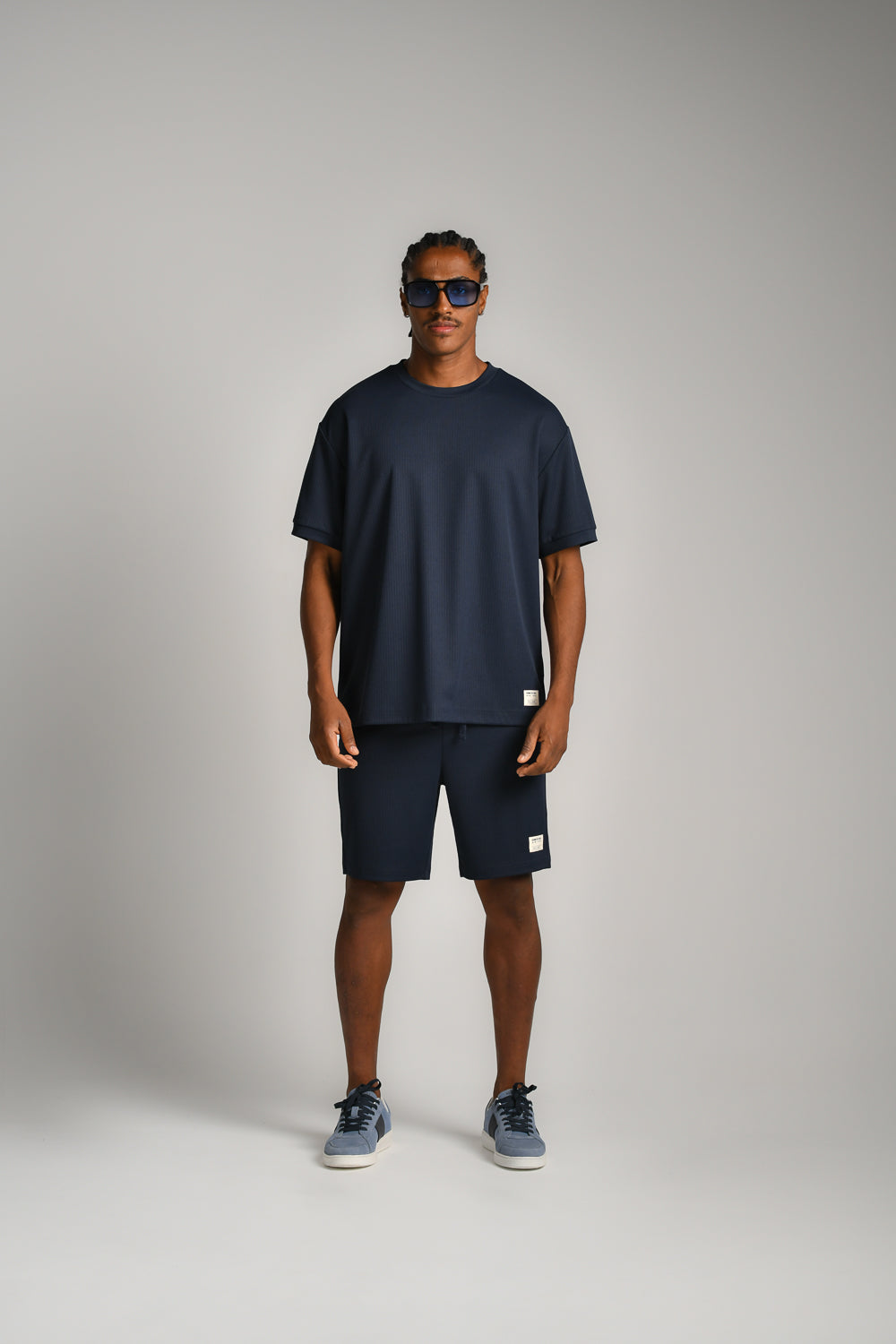 טישירט קצרה מבד ריב