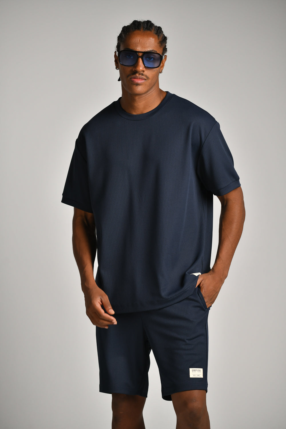 טישירט קצרה מבד ריב