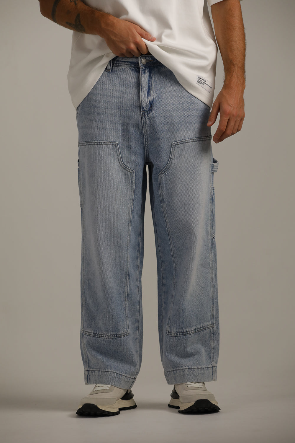 מכנסי ג'ינס בגזרת באגי | קנת קול