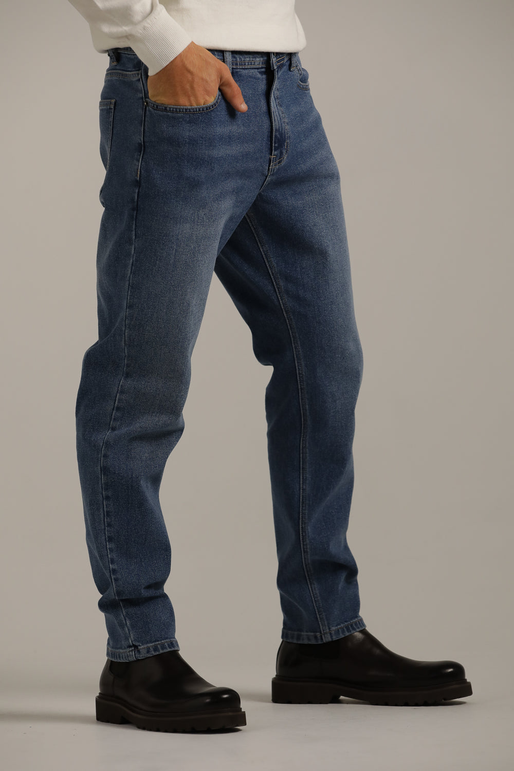 מכנסי ג'ינס בגזרת סלים לגברים | קנת קול