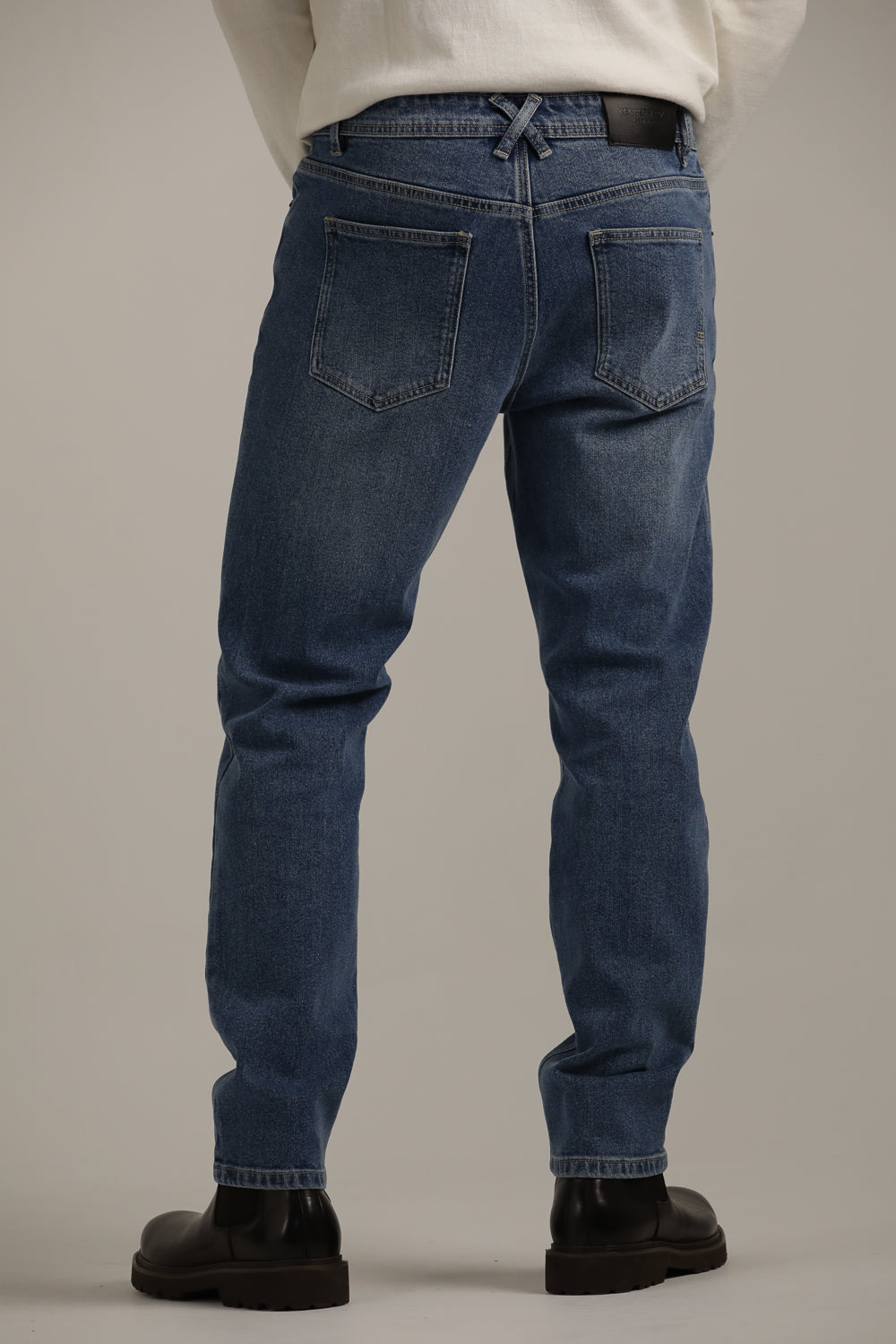 מכנסי ג'ינס בגזרת סלים לגברים | קנת קול