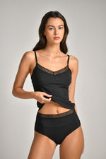 גופייה חתוכה ללא תפר עשויה מבד ריב | קנת קול