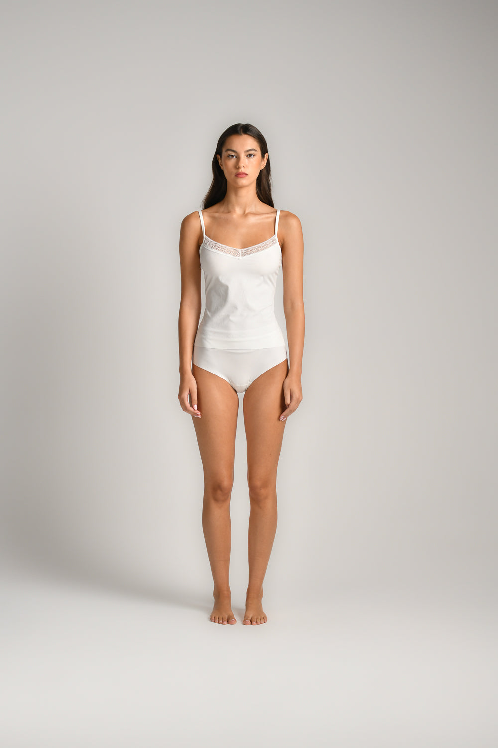 גופייה חתוכה ללא תפר עשויה מבד ריב | קנת קול