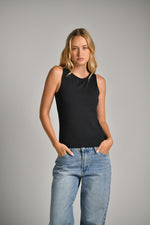 גופייה מבד אלסטי לנשים