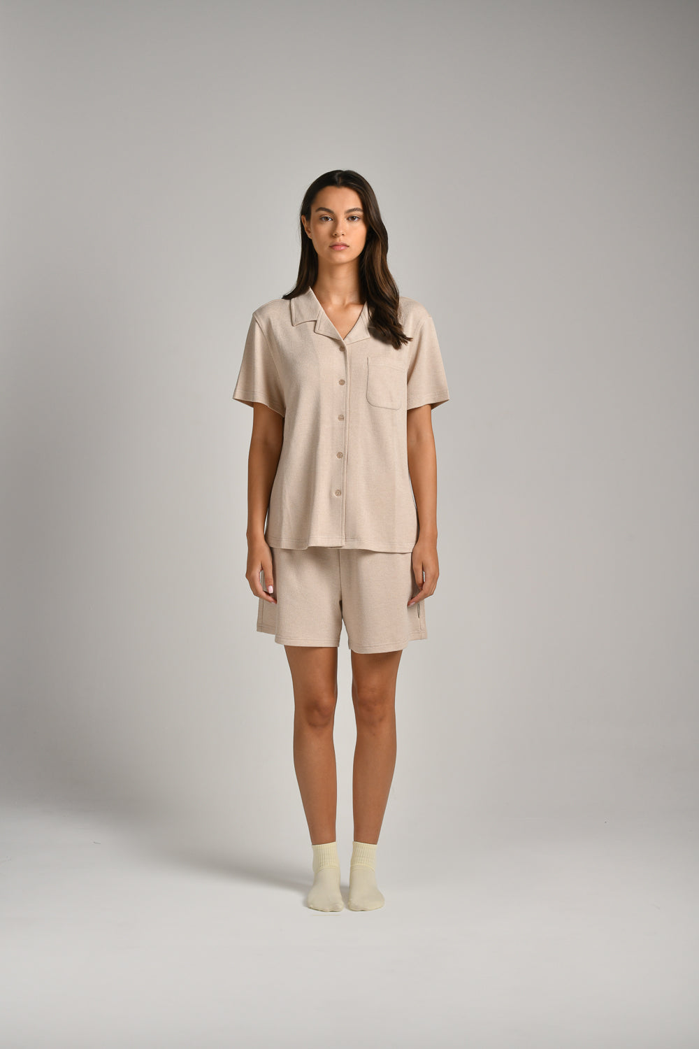 חליפת בויפרנד קצרה לנשים