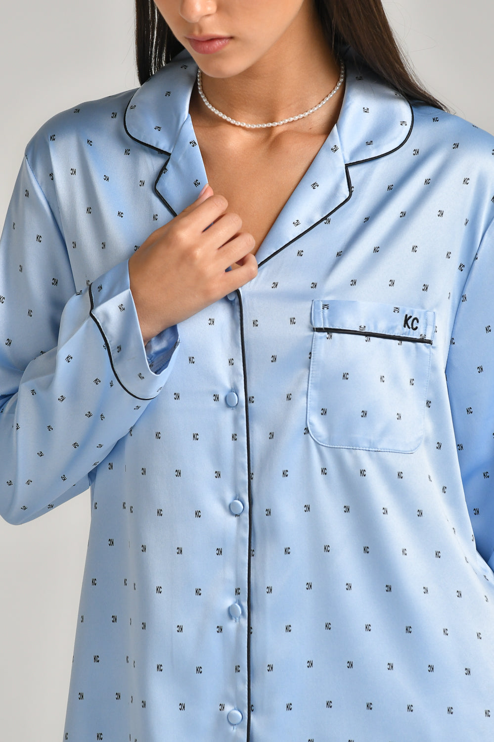 סט פיג'מה ארוכה לנשים