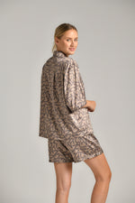 סט פיג'מה קצרה לנשים