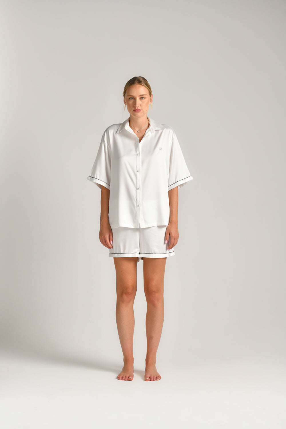 סט פיג'מה קצרה לנשים