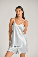 סט פיג'מה קצרה לנשים