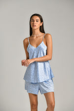 סט פיג'מה קצרה לנשים