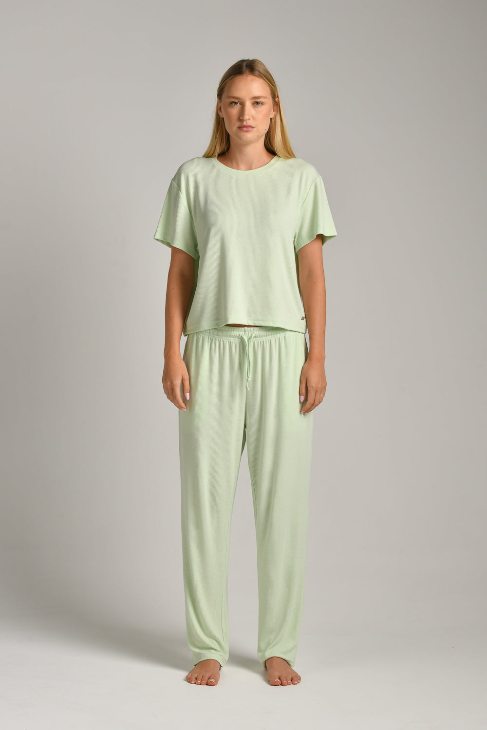 מכנסיים ארוכים סופט ריב לנשים