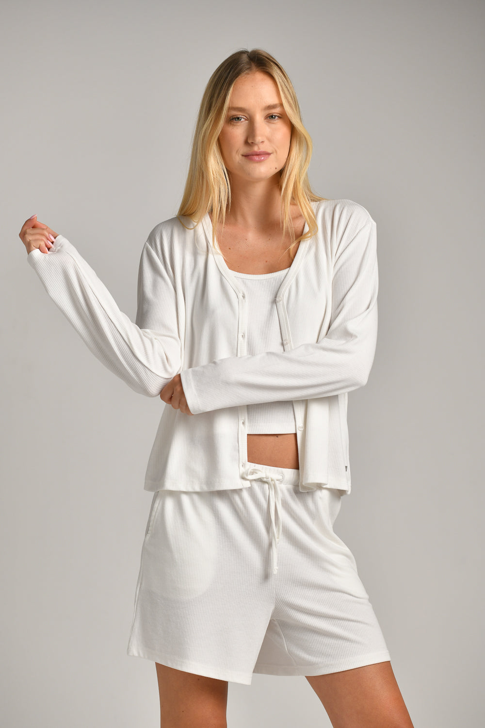 קרדיגן סופט ריב לנשים