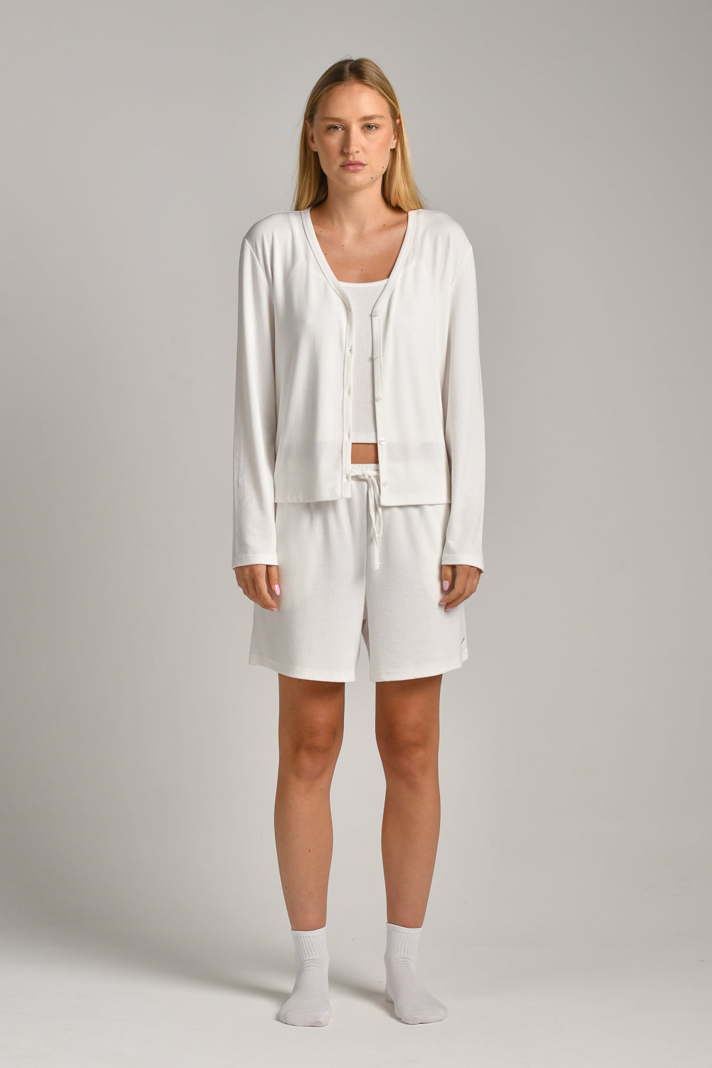 קרדיגן סופט ריב לנשים