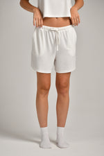 מכנסי שורט מבד ריב