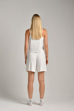 מכנסי שורט מבד ריב