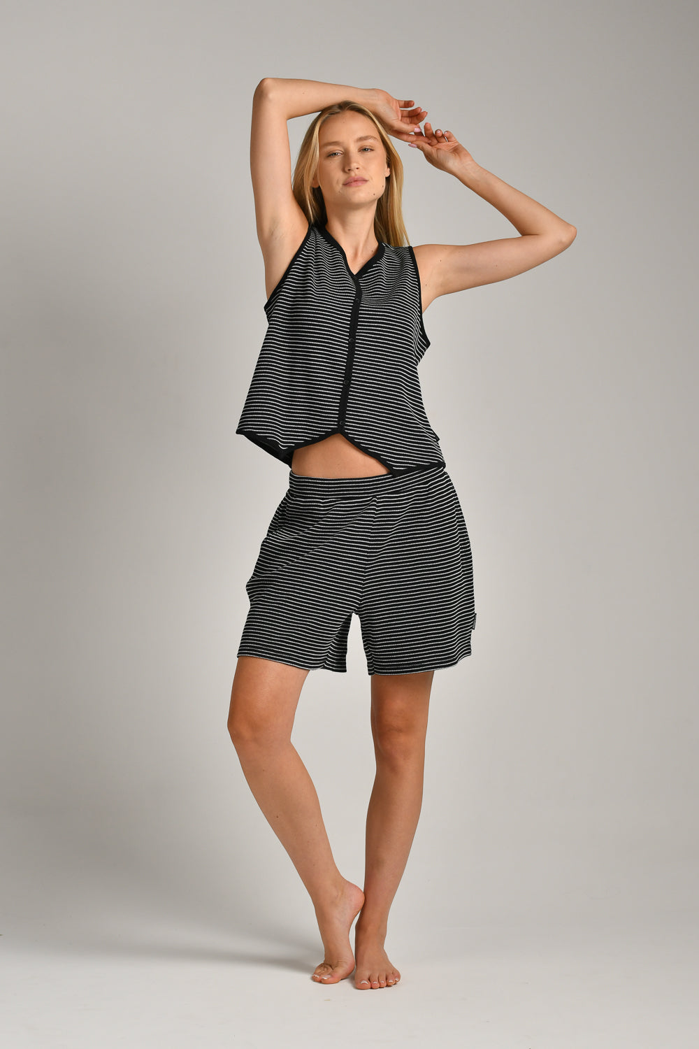 מכנסי שורט פסים