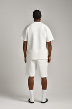 טי שירט אוברסייז סנטר פרינט לגברים