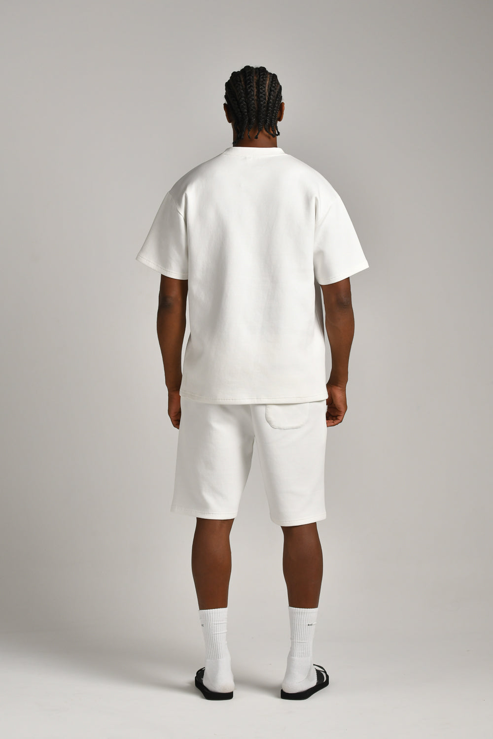 טי שירט אוברסייז סנטר פרינט לגברים