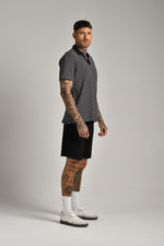 חולצת פולו וואפל פסים