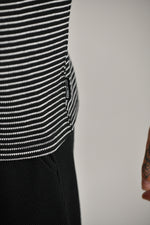 חולצת פולו וואפל פסים