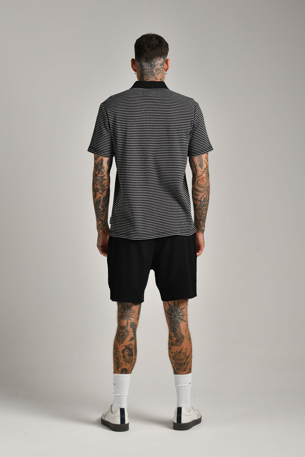 חולצת פולו וואפל פסים