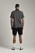 חולצת פולו וואפל פסים