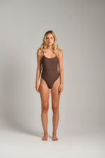 בגד ים שלם BELTED SWIMSUIT לנשים