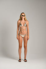 טופ ביקיני TIE BIKINI TOP GOLD לנשים