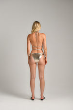 טופ ביקיני TIE BIKINI TOP GOLD לנשים