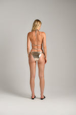 תחתון ביקיני TIE BIKINI BOTTOM  GOLD לנשים