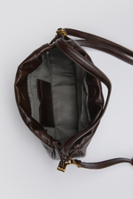 תיק יד קטן בצבע חום כהה | קנת קול