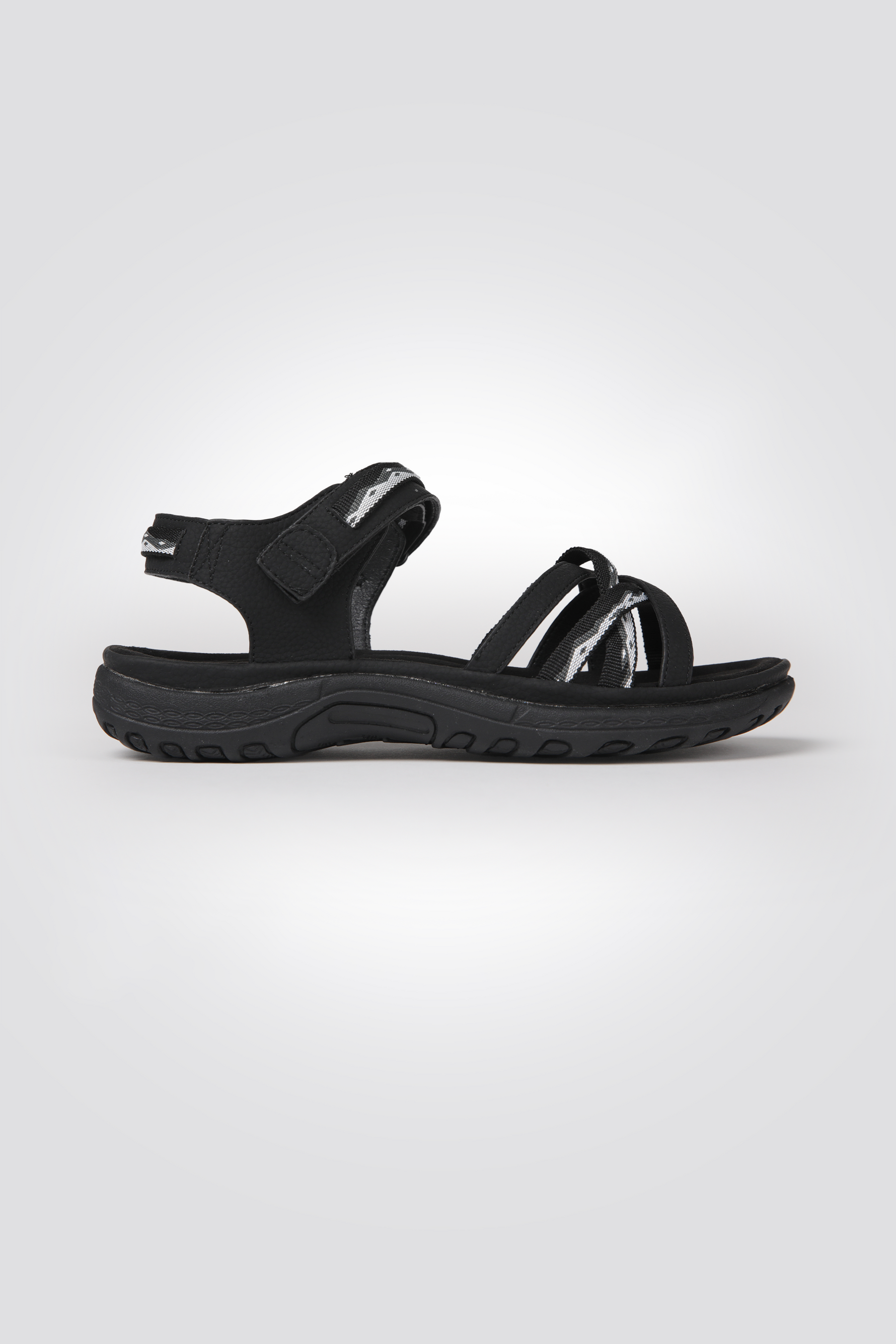 סנדלי נוחות עם סוליה אנטומית בצבע שחור