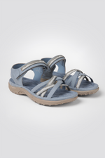 סנדלי נוחות עם סוליה אנטומית בצבע תכלת