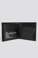 ארנק עור לגבר בצבע שחור