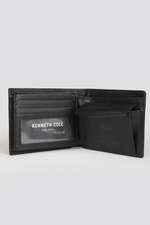 ארנק עור לגבר בצבע שחור