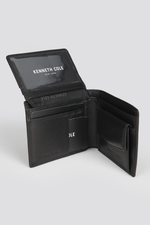 ארנק עור לגבר בצבע שחור