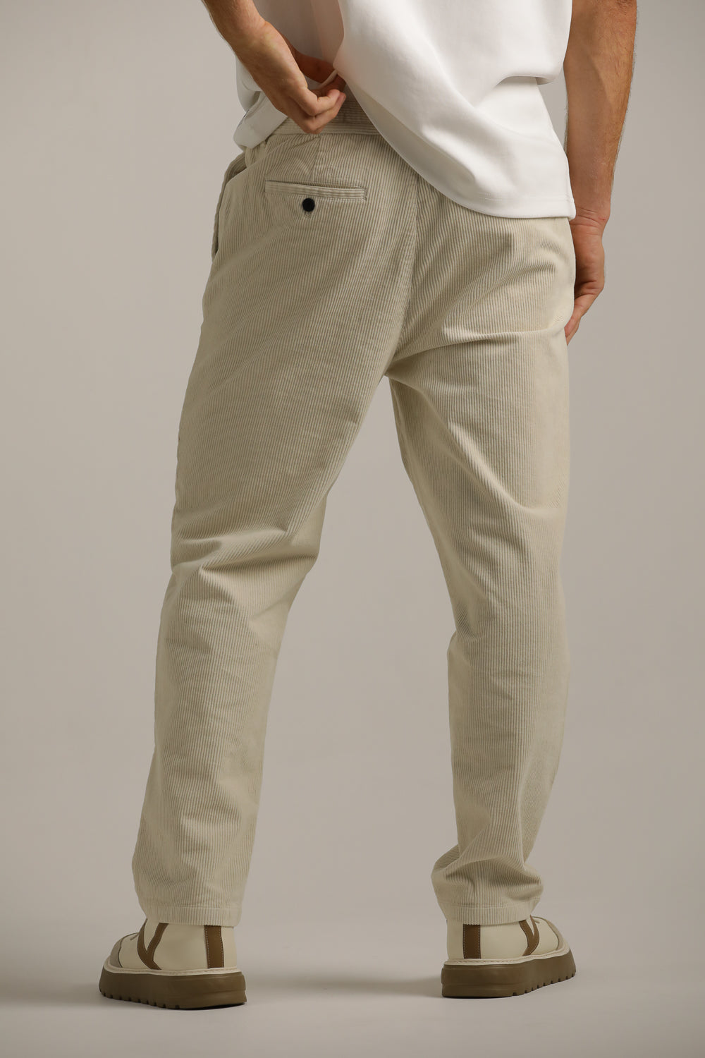 מכנסי קורדרוי עם שרוך לקשירה | קנת קול
