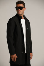 מעיל טרנץ' ספורטיבי ארוך | קנת קול