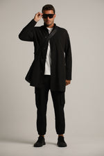 מעיל טרנץ' ספורטיבי ארוך | קנת קול