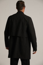 מעיל טרנץ' ספורטיבי ארוך | קנת קול