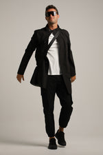 מעיל טרנץ' ספורטיבי ארוך | קנת קול