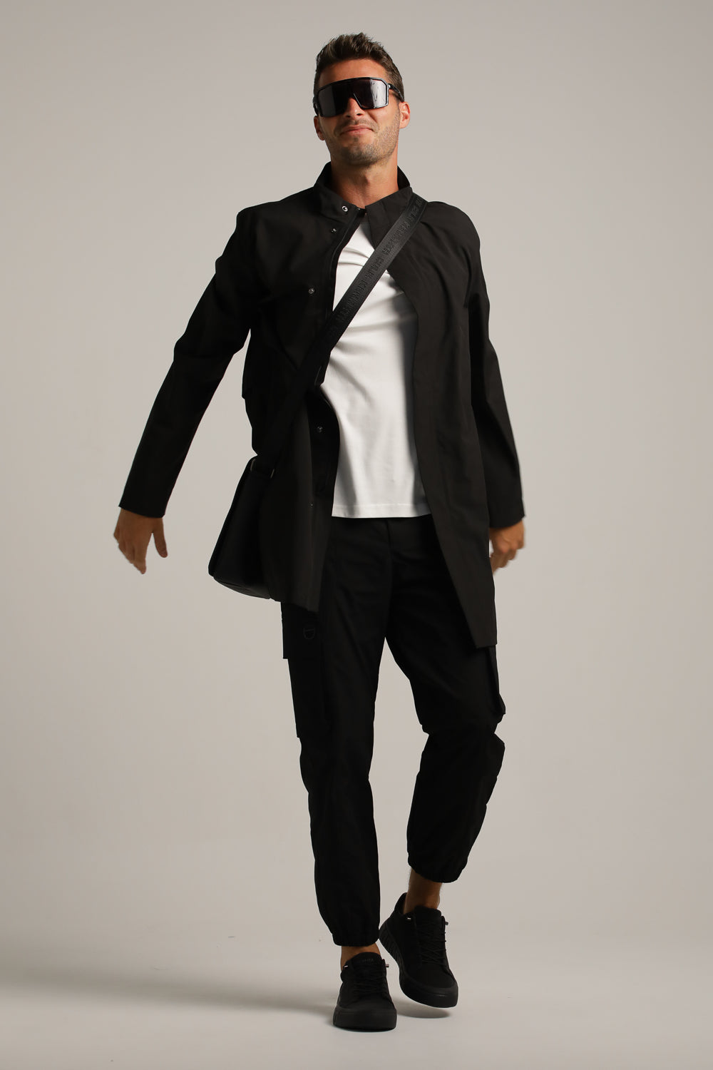 מעיל טרנץ' ספורטיבי ארוך | קנת קול